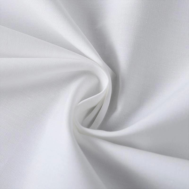 Čisto bijela 233tc Percale obična hotelski pamučni lim tkanina